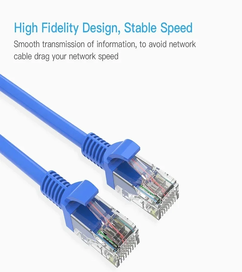 Cabo LAN ao ar livre para CCTV POE sistema de câmera IP, cabo de rede Ethernet, impermeável, RJ45 Patch, Cat5e