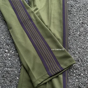 Pantolon ve gündelik kadın ve erkek zeytin yeşili üst ve işlemeli kelebek, bir koşucunun yüksek kalitesi, boncuğu, modası zeytin yeşili pantolonlarda 12 büyük satış-no. 12