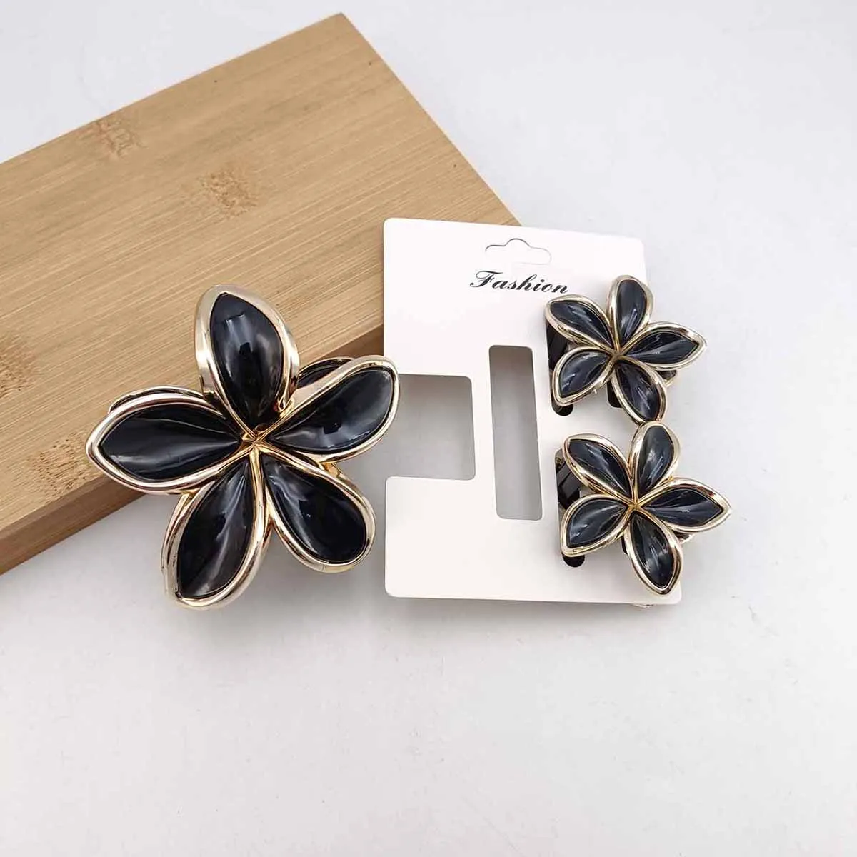3/9 Teile/satz Blume Haar Clips Frauen Strand Urlaub Haar Klaue Stilvolle Shopping Kopfbedeckungen Weibliche Haar Zubehör – Detail 13