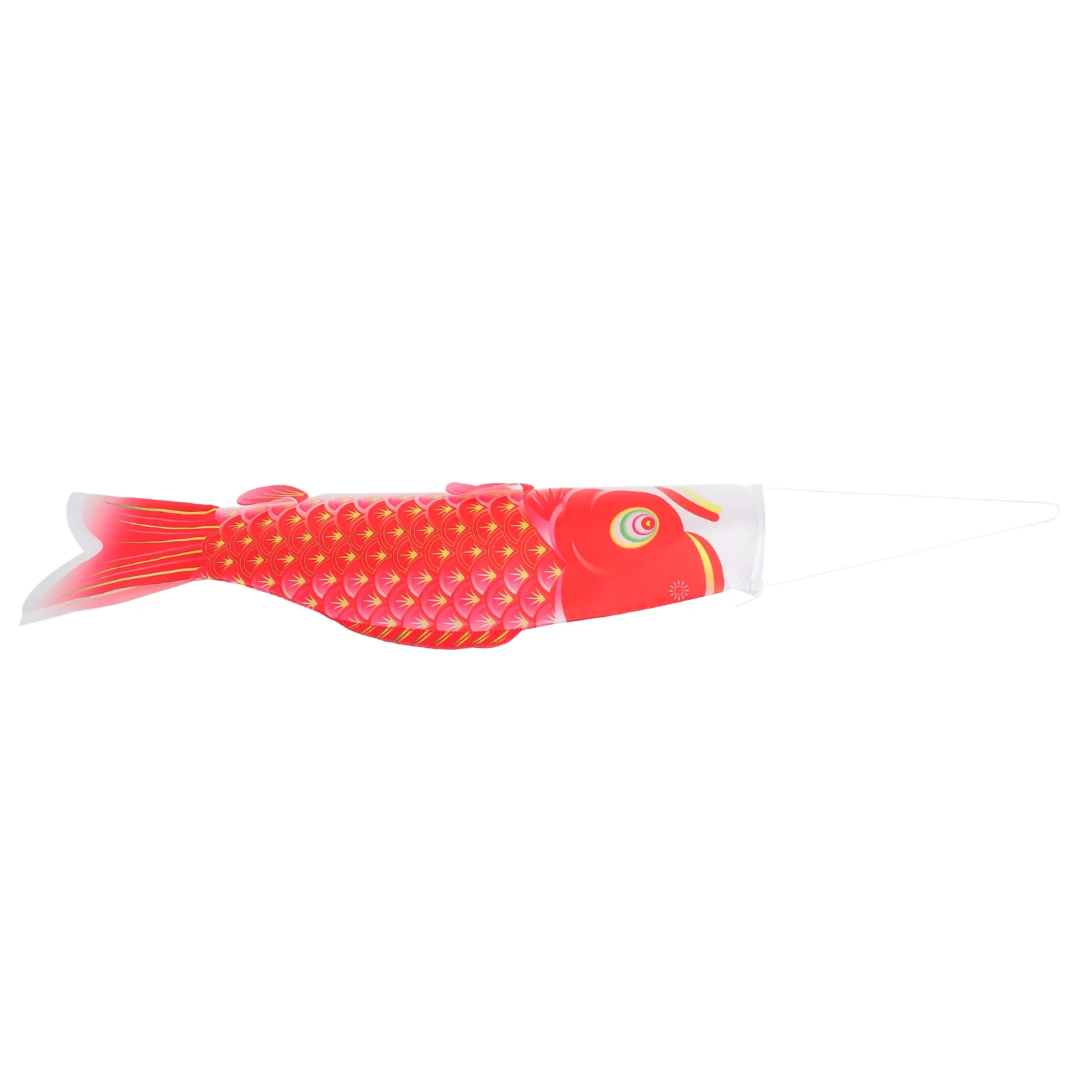 

Streamer Koinobori Carp Shape Flag Decoration Durable Satin Outdoor Dragon Boat Festival Carp Banner Flag