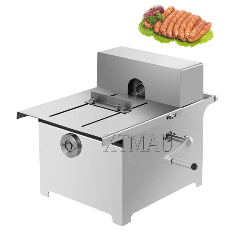 Hand-Cranked Automatic Food Material Portable Manual Sausage Twisting Machine Sausage Knotting Tying Binding Linker Machine