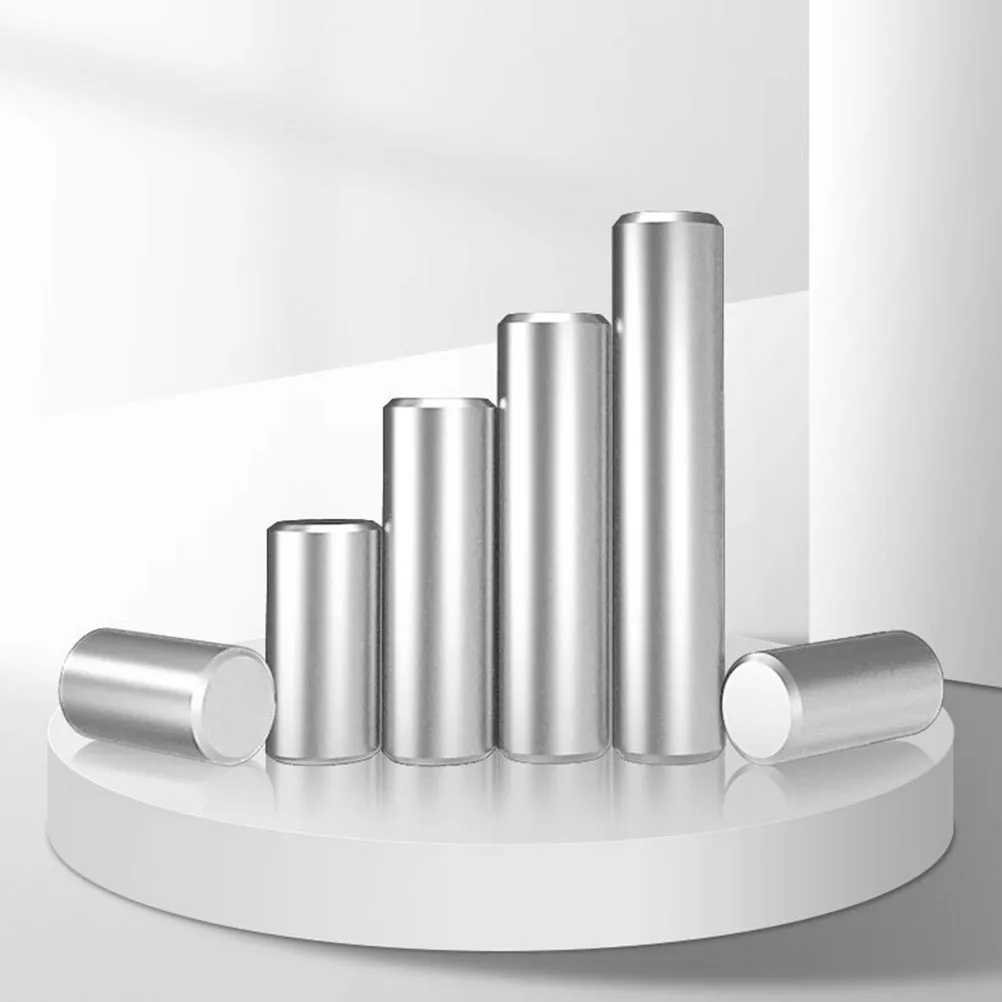 

10pcs Stainless Steel Shelf Pins 5mm Cylindrical Dowel Pins for Bookcase Cabinet Furniture Fixing Hardware Accessories
