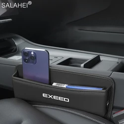 Leather Car Seat Gap Organizer Console Crevice Filler Side Storage Box For Chery Tiggo 4 5X 7 Pro 8 Exeed Txl Tx Lx Accessories