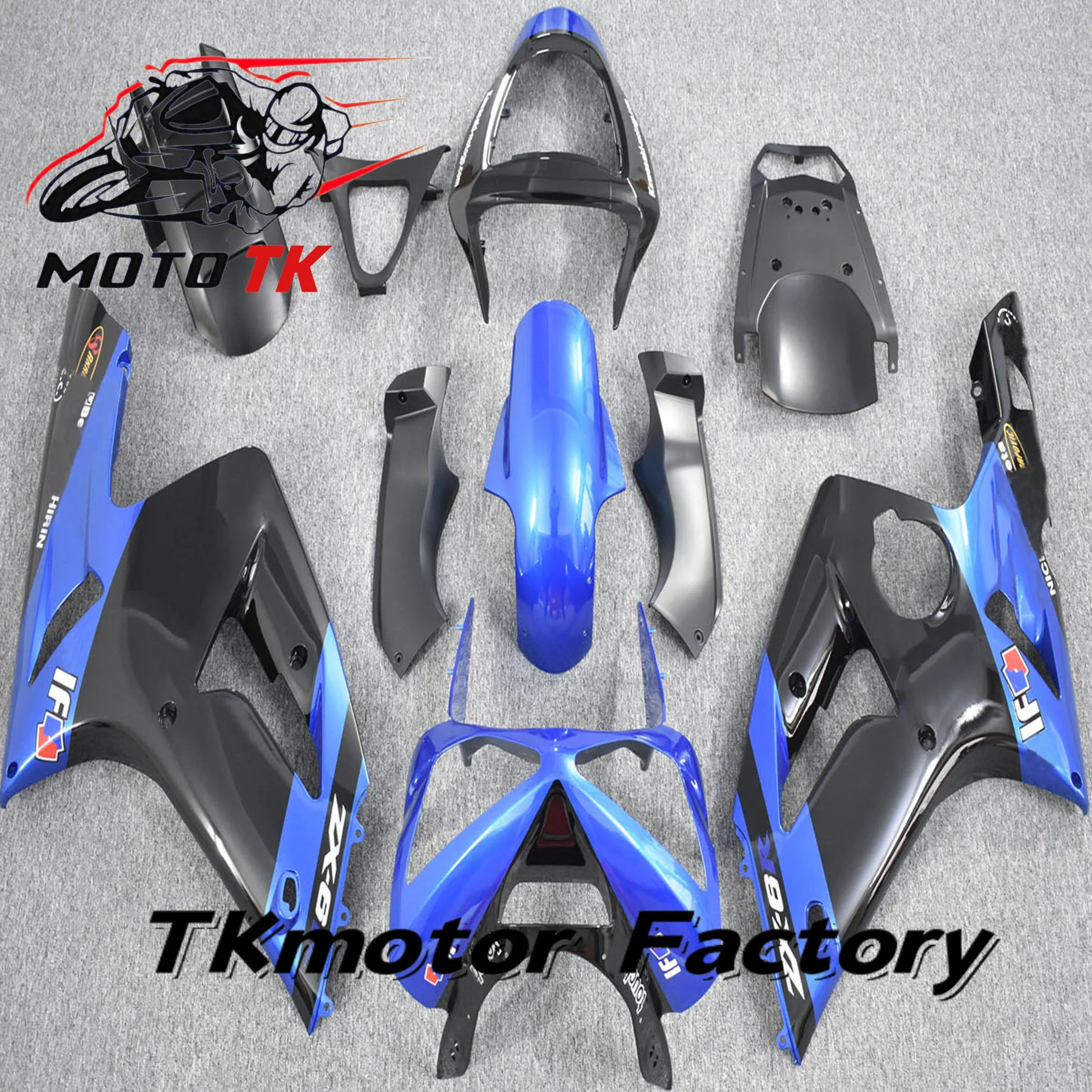

Fairing Kit Bodywork Fairing For Kawasaki ZX6R 2003 2004 Full Fairing Kit Bodywork Fairing Kit Injection Motorcycle