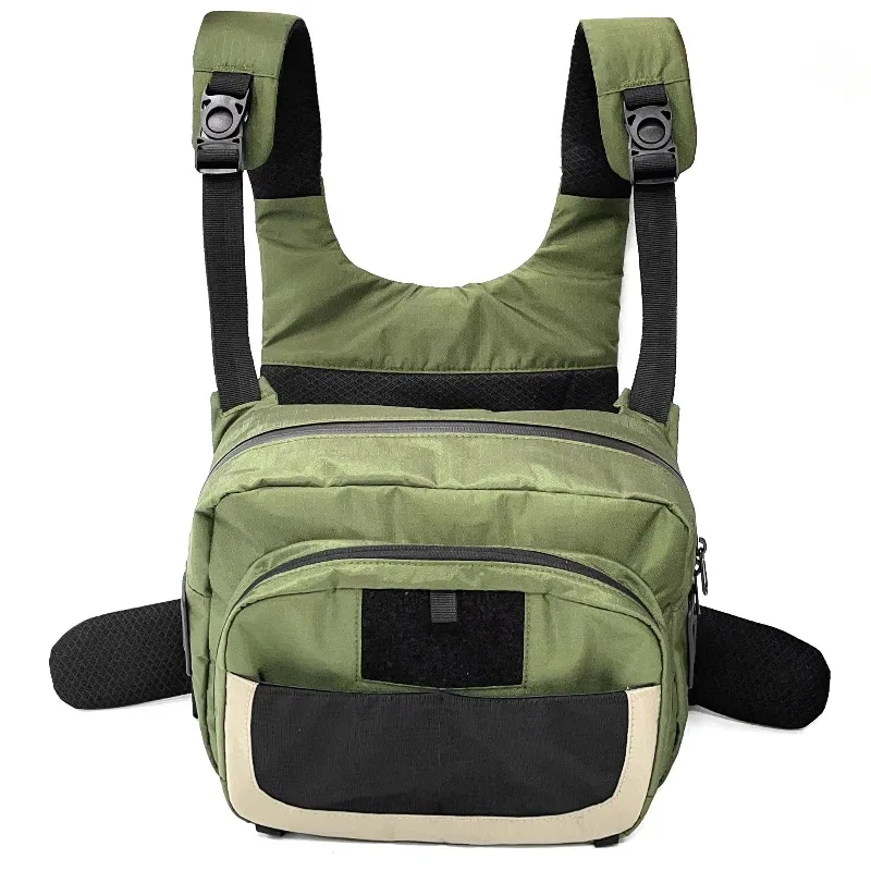 

High quality outdoor waterproof tactical bag multi-pocket men's vest bag