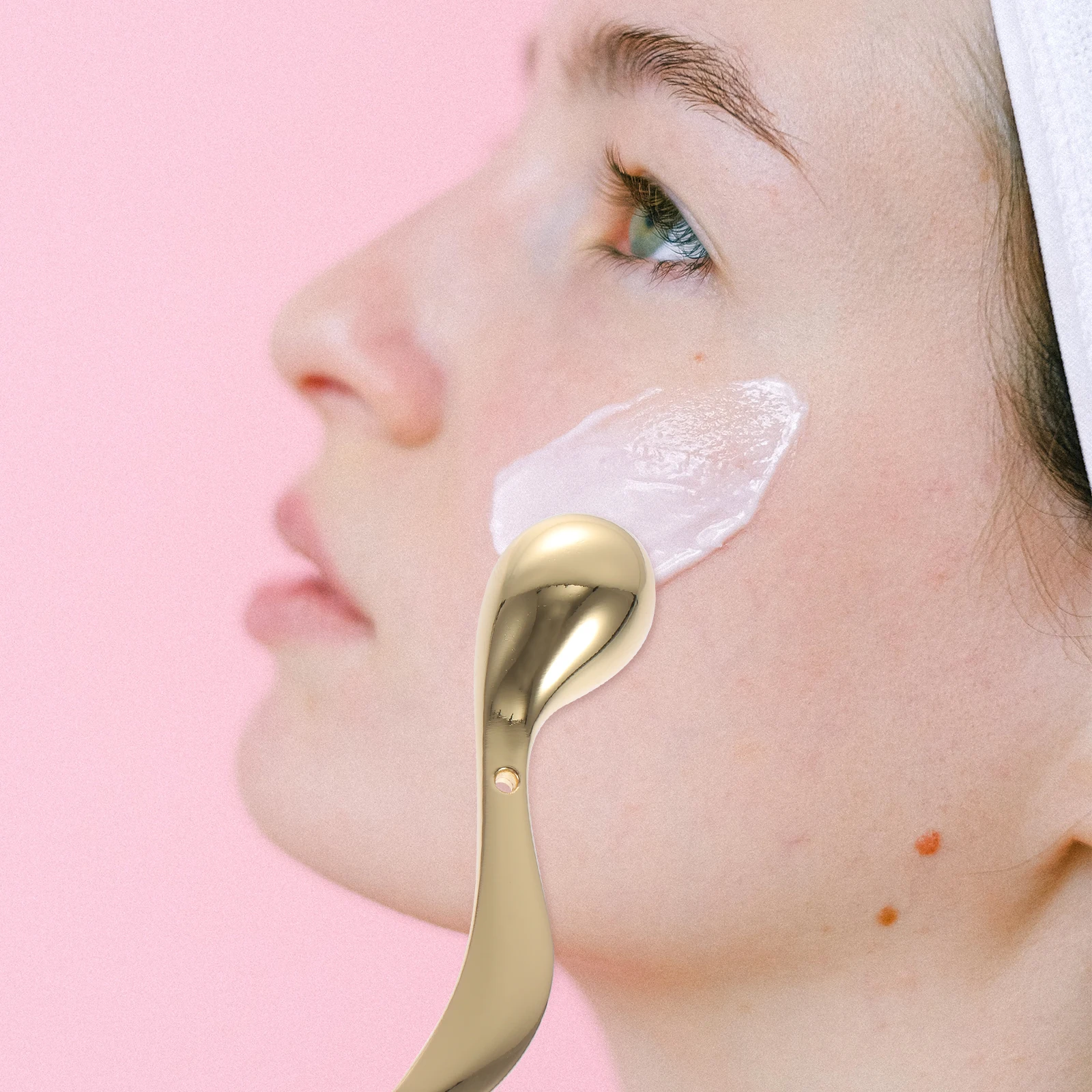 

2 Pcs Skin Care Tools Eye Cream Stick Spoon Massaging Rod Bar