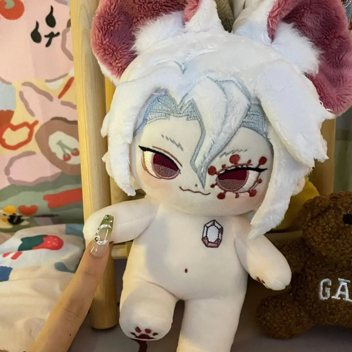 Uzui Tengen أنيمي محشوة وسائد كرتونية ، تأثيري لطيف ، هدايا عيد الميلاد للأولاد والبنات ، 20 * ، جديد ،