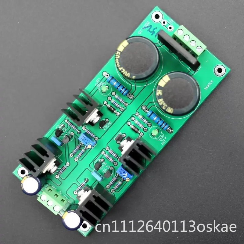 Low noise precision class A parallel regulated power supply board