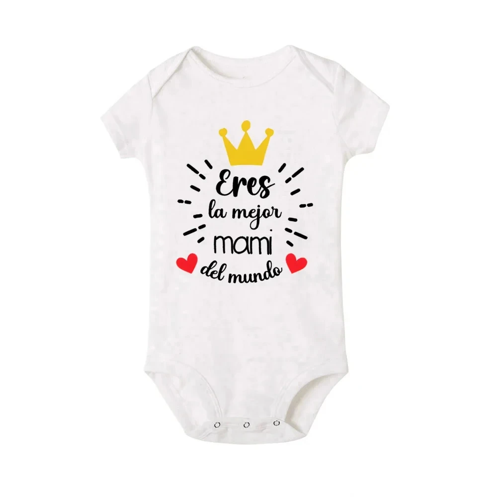 

You Are The Best Mother in The World Baby Bodysuit Infant Romper Boys Girls Clothes Newbron Gift Mother's Day Gifts