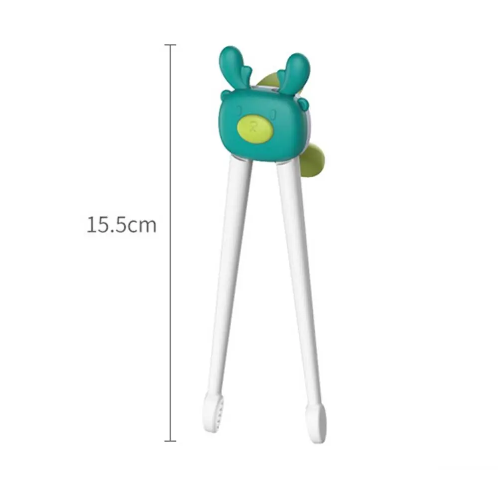 Cute Reusable Angel Cartoon Pattern Silicone Training Chopsticks Infant Tableware Baby Eating Chopsticks Learning Chopstick