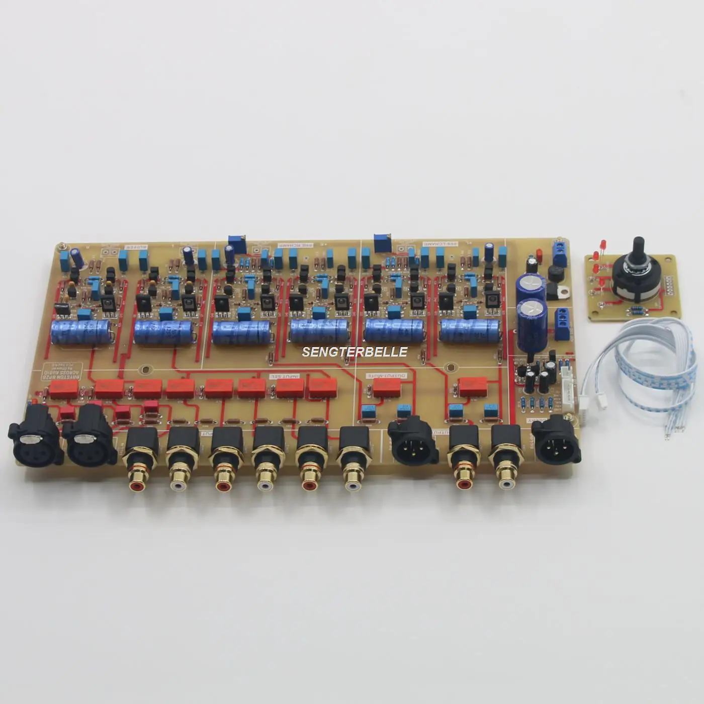 HiFi Fully Balanced Preamplifier Board Base On BRYSTON BP26 Circuit Audio Preamp With 4 Ways Input