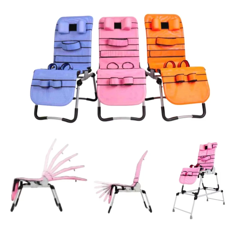 Hot-selling bathroom cerebral palsy wheelchair CP pediatric baby shower adjustable reclining child bath chair