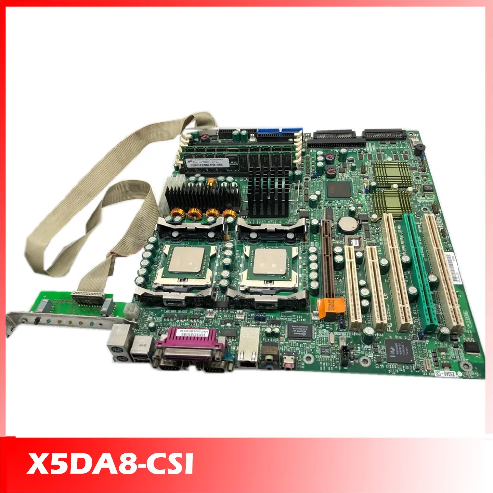 

Оригинальная материнская плата для рабочей станции Supermicro X5DA8-CSI REV 1,21 C604, медицинская логическая плата, 100% тестирование перед отправкой