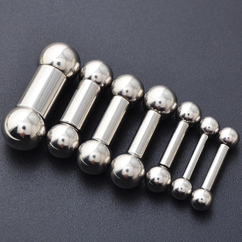 1PCTitanium Steel  Labret Ear Cartilage Tragus Helix large Earring Lip Ring Industrial Stud Piercing Body Jewelry