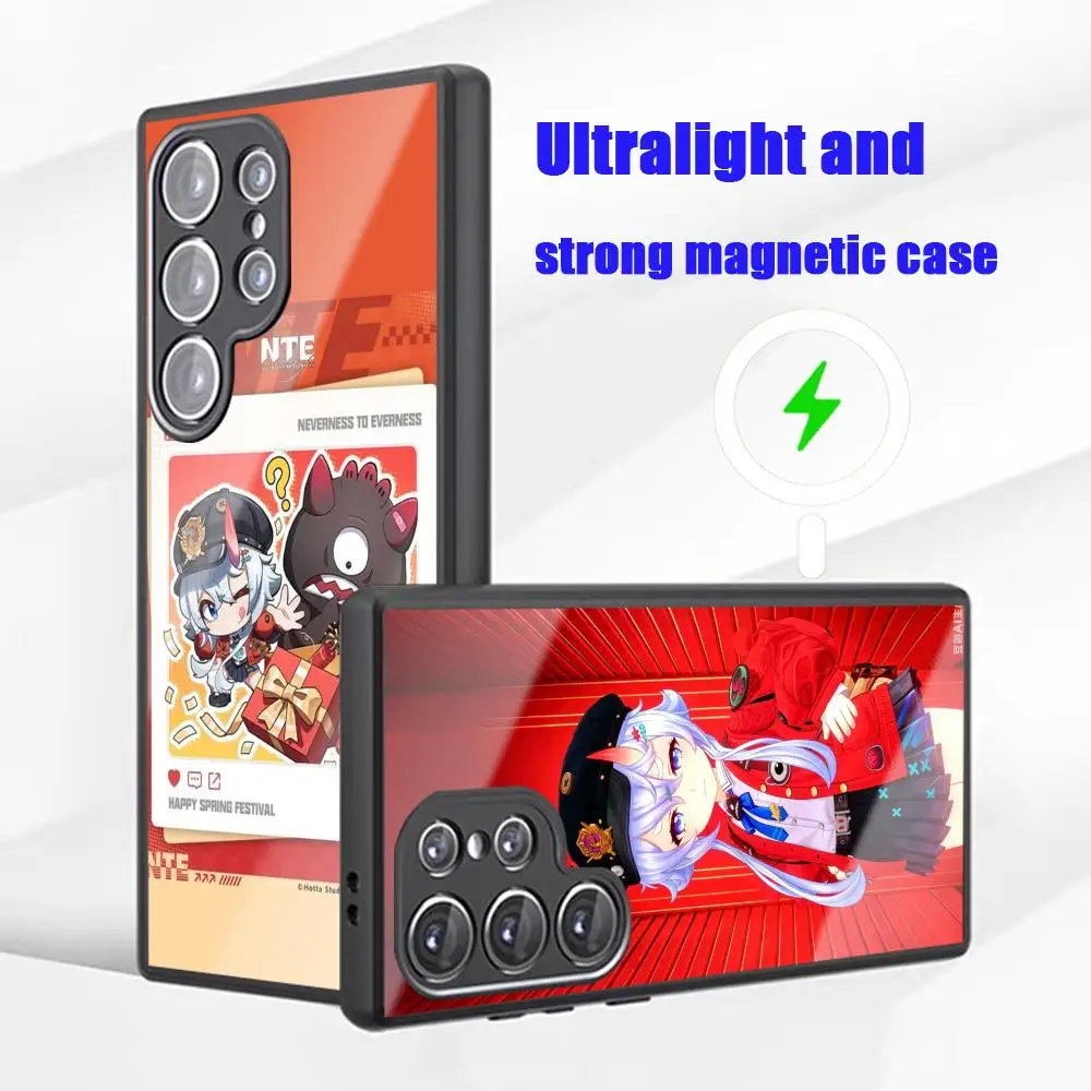 NTE Hot Game SAKIRI Phone Case For Samsung S26 S25 S24 S23 S22 S21 S20 Plus Ultra Glass Magnetic Case