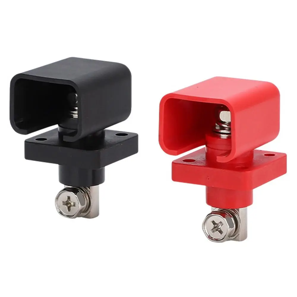 100A/120A Energy Storage Terminal Block Black Red Copper High Current Terminal Post New Energy Lithium Battery