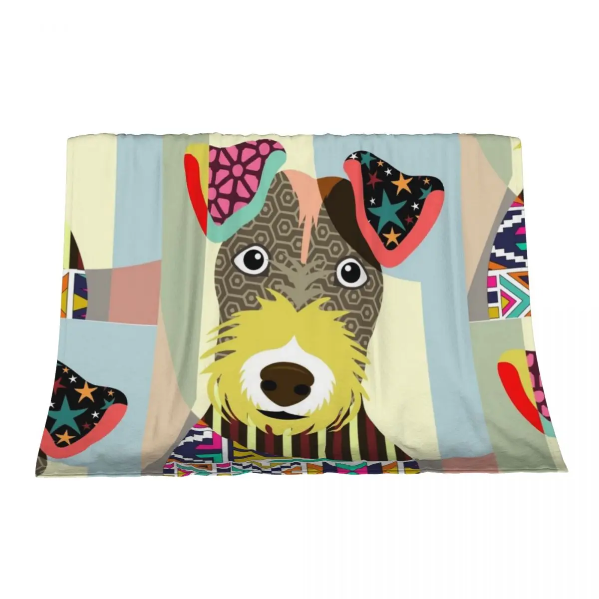 

Lakeland Terrier Throw Blanket Furry Luxury Brand Baby Moving Blankets