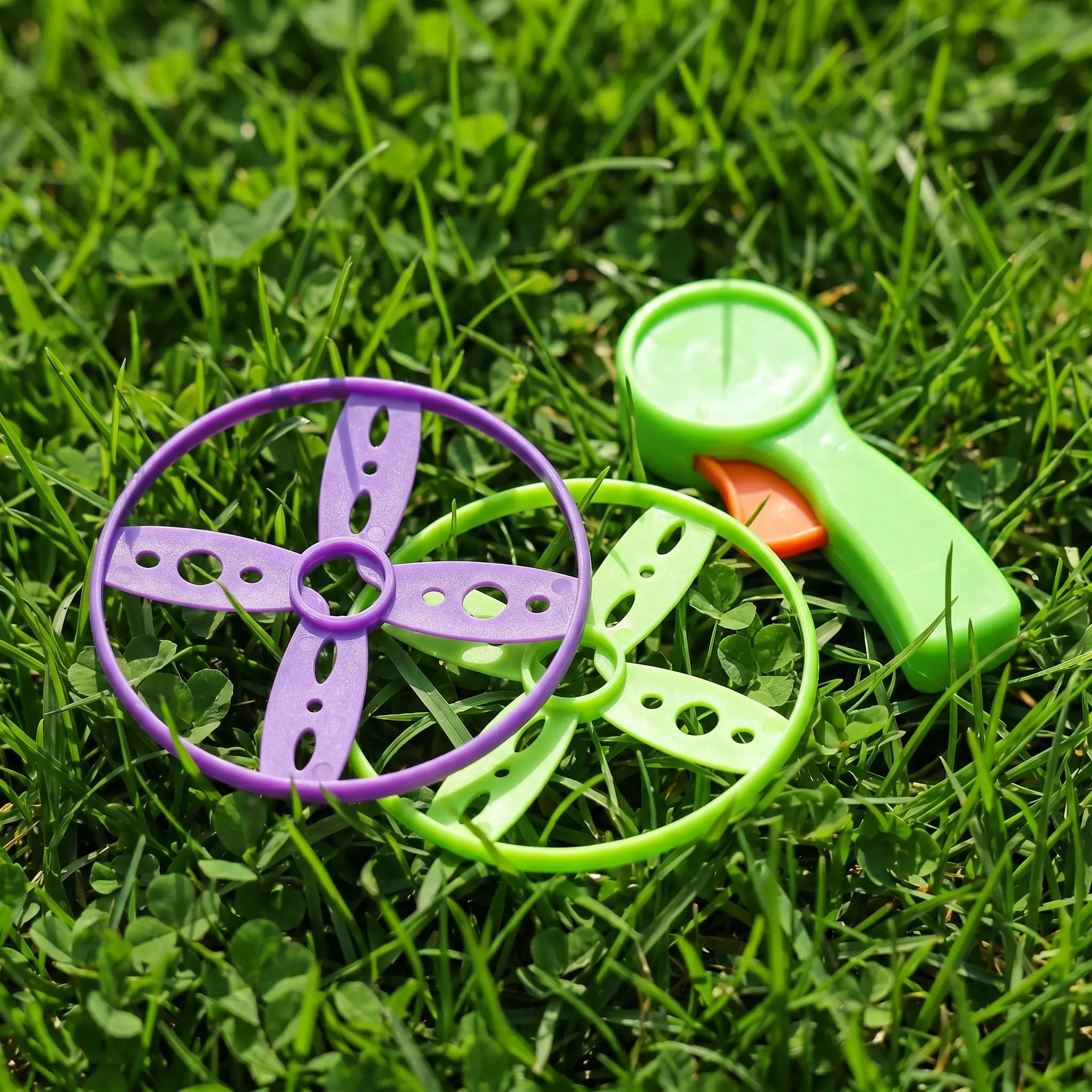 Flying Disc Supplement Set Bright Patterns Stimulate Outdoor Flying Disc Game Family Gathering School Event