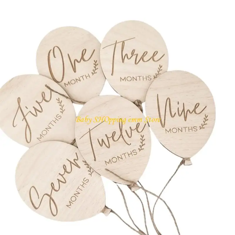 

23GD Creative Wooden Baby Month Month Marker