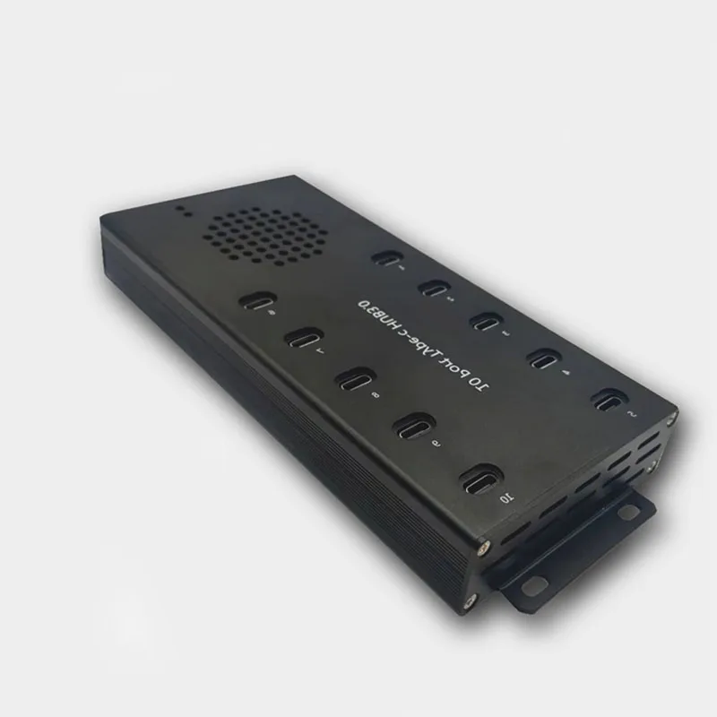 Imagem -02 - Splitter de Alta Velocidade Usb3.1 Expansão Hub Computador Conversão Hub de Alta Velocidade 10-port