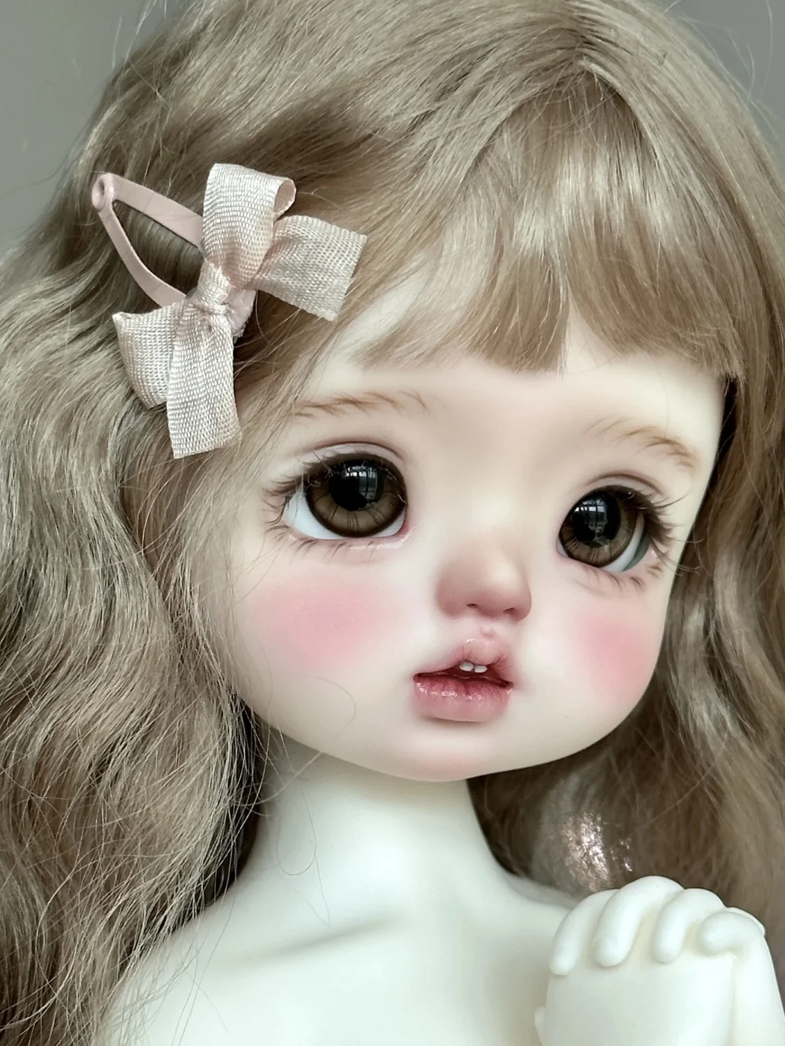 New sd DOLL 1/6 Blinky Diandi Qbaby Smile bao Diandian Huhu big fish body blythe ob11 ACGN anime resin bodymold DIY toy