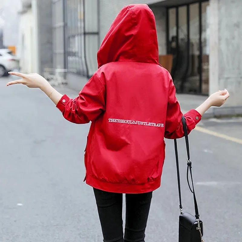 

Spring Coat Female Tide ins Spring and Summer Joker 2022 New Fashion Korean Version Loose Foreign Fashion Slim Jacket M891