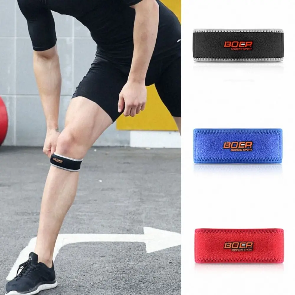 Adjustable Knee Braces Pads Shock Absorption Knee Tendon Protector Knee Support Strap Breathable Kneecap Band