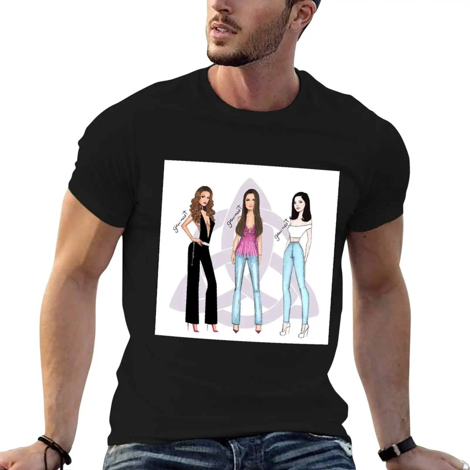 

Charmed (Embrujadas) T-Shirt sweat graphic tee shirt plus size tops compression shirt men