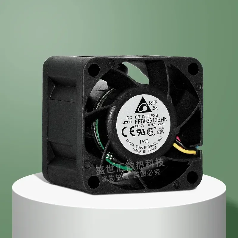 Delta FFB03612EHN for 3628 12 V 0.75 A Switch Illumination Machine PWM Cooling Fan 3.6 cm