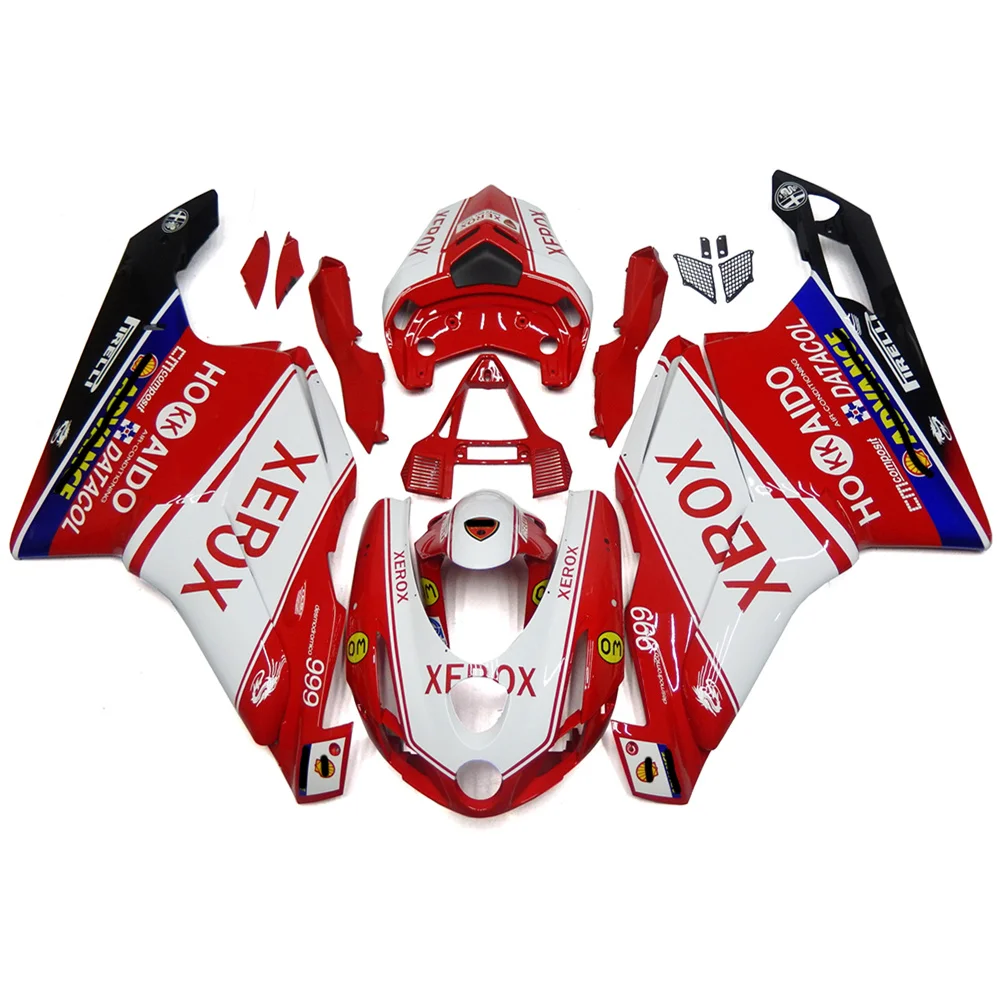 Kit carenatura moto ABS iniezione plastica corpo completo Bodykits accessori per Ducati 749 749S 999 999S 2005 2006 custodia