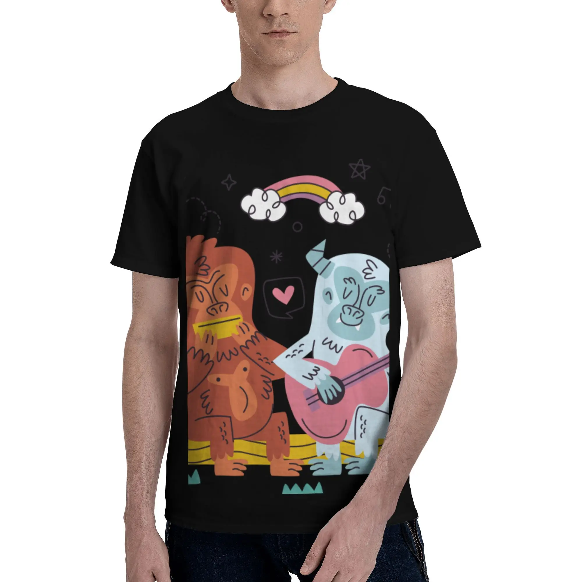 

Рубашка унисекс Minimalist Line Art — Искусственные вибрации для современных гардеробов!