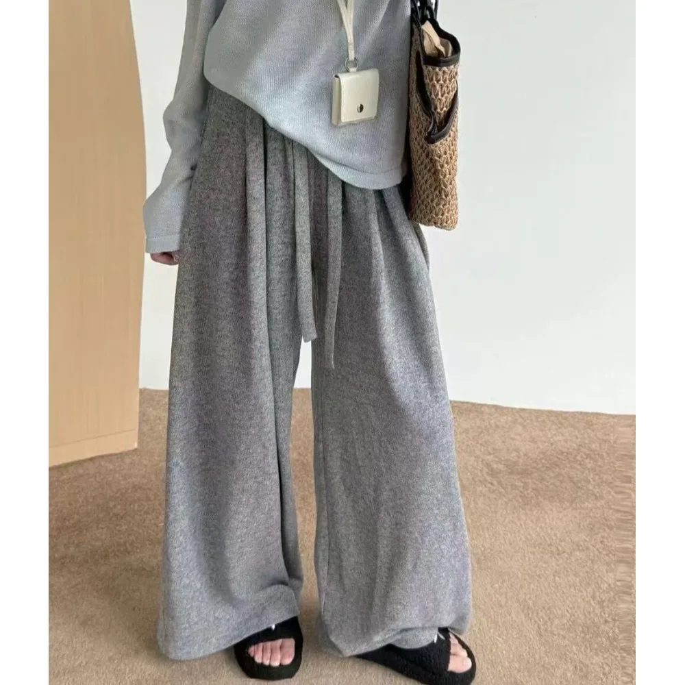 Faionable Thiened Camere سراويل تقليدية المرأة عالية الخصر سكين-بنطلون طويل الخريف الشتاء Ele تنوعا Sles #1