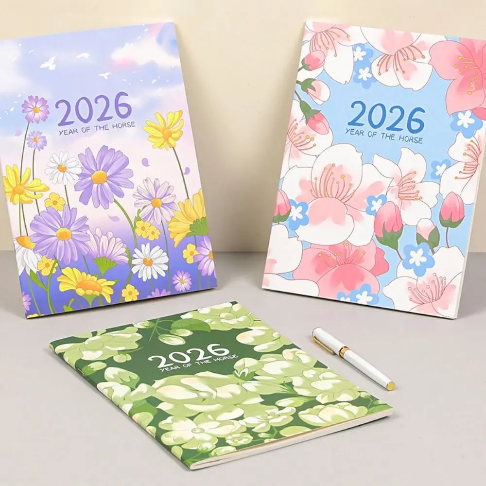 Efficient A4 A5 2026 Schedules Notebook Work Efficiency Life Check-in Planner Notebook Learning Plan Agenda Planner School