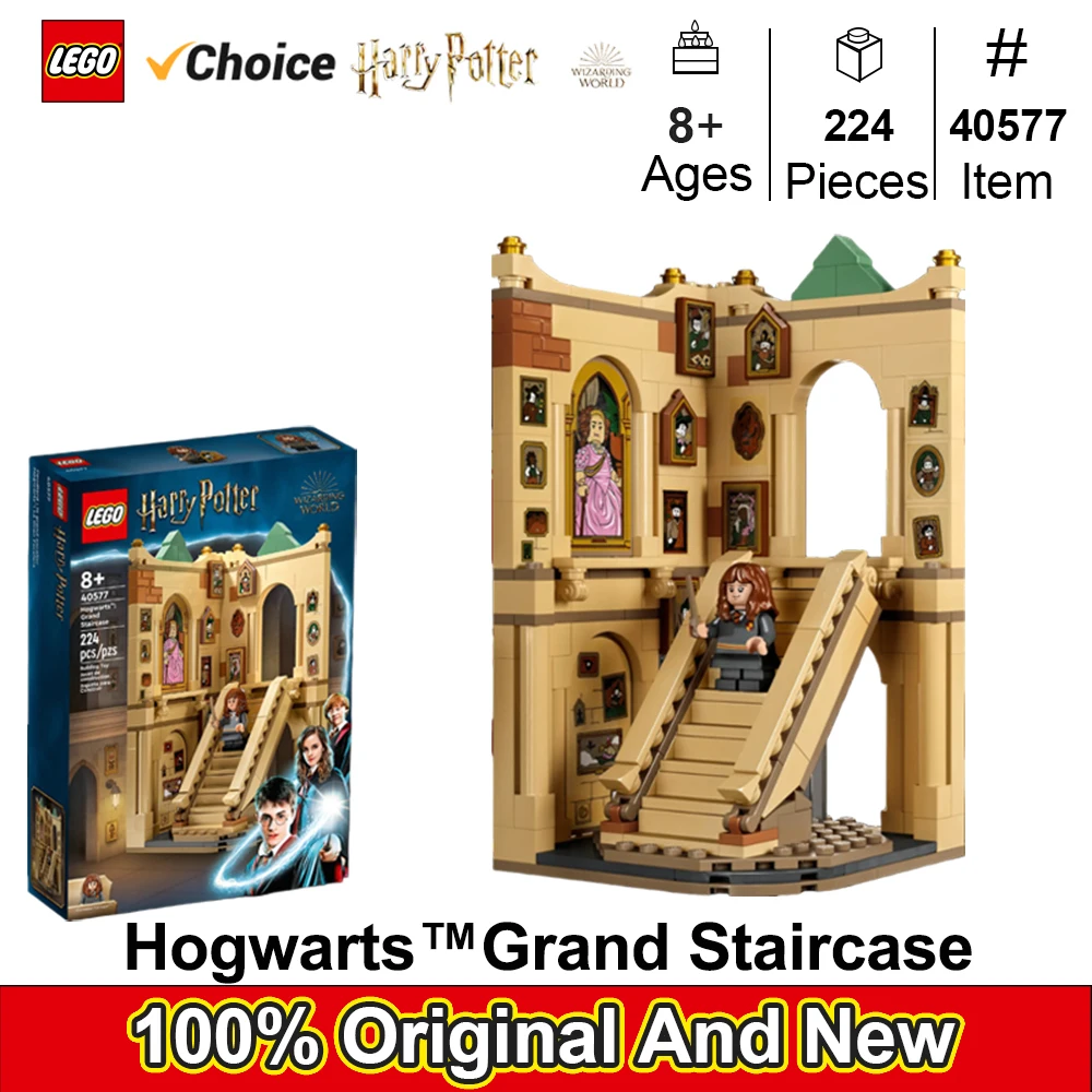 LEGO 40577 Harry Potter Hogwarts: Grand Staircase Building Kit Exclusive Set