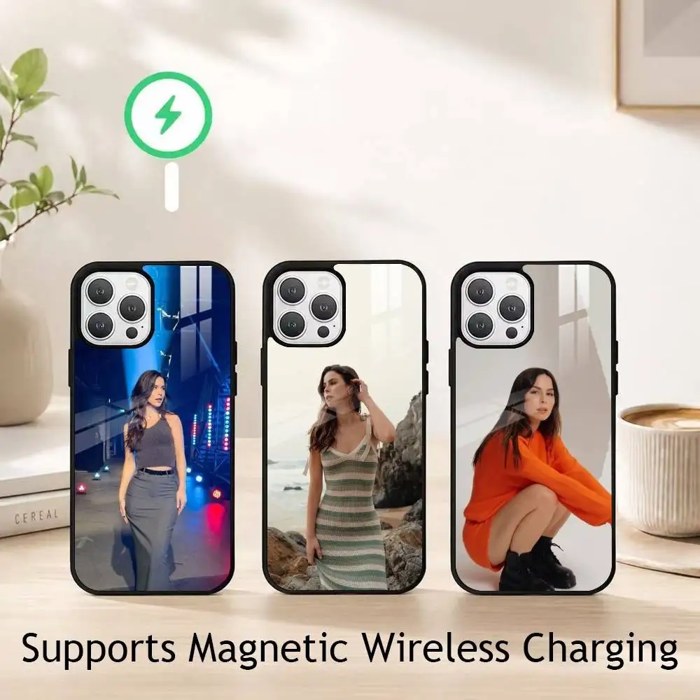 Singer Lena Meyer Landrut gift Phone Case For iPhone18,17,16,15,14,13,12,11 Plus,Pro Supports Magnetic Wireless Charging