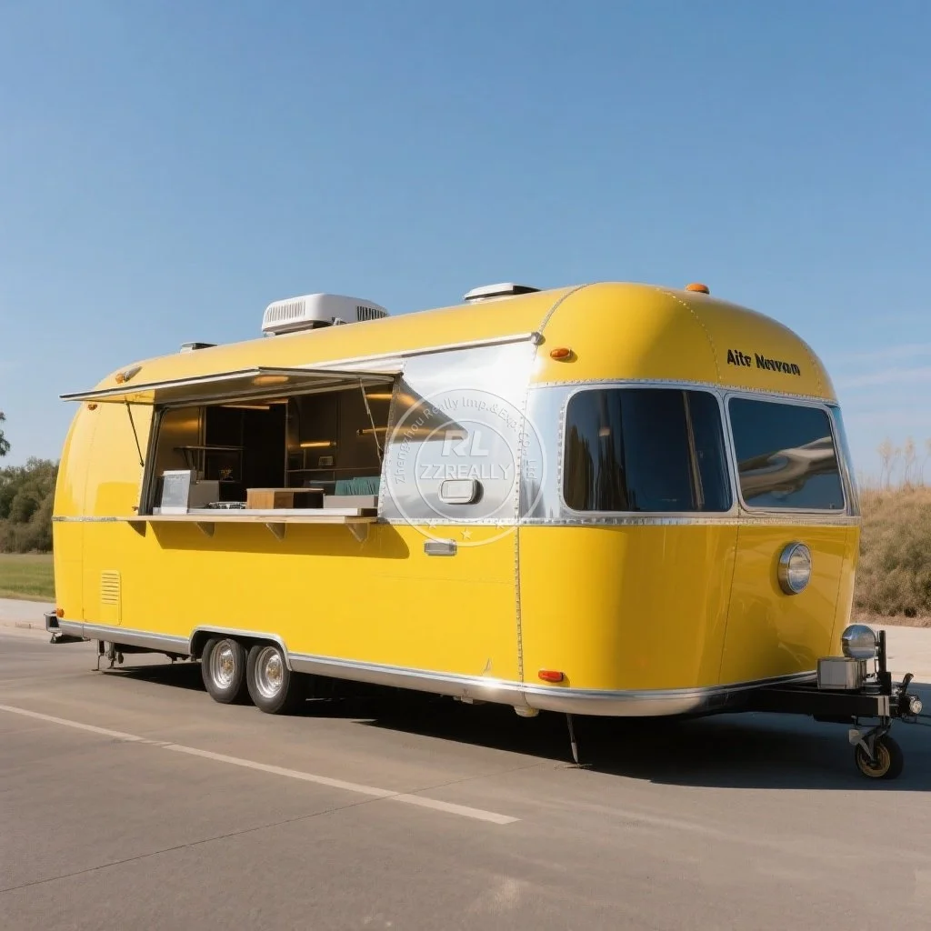 

Fully Equipped Food Trailer Mobile Catering Food Truck Fast Food Trailer with Full Kitchen for Small Business