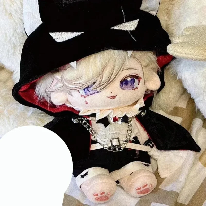 

Anime Genshin Impact Lyney 20cm Plush Dolls Toy Nude Body Doll Plushie Cosplay 6375 Kids Gift