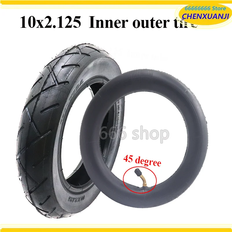 Hoverboard Tire Scooter Tyre 10x2.125 Rubber with Inner Tube for 10 