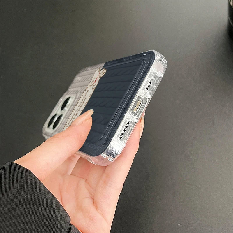 Casing bantalan pencegahan jatuh J4419 untuk Huawei Nova 5 6 7 8 9 10 Pro SE Honor 50 Pro V40 Lite Play5 casing penutup TPU lunak DIY