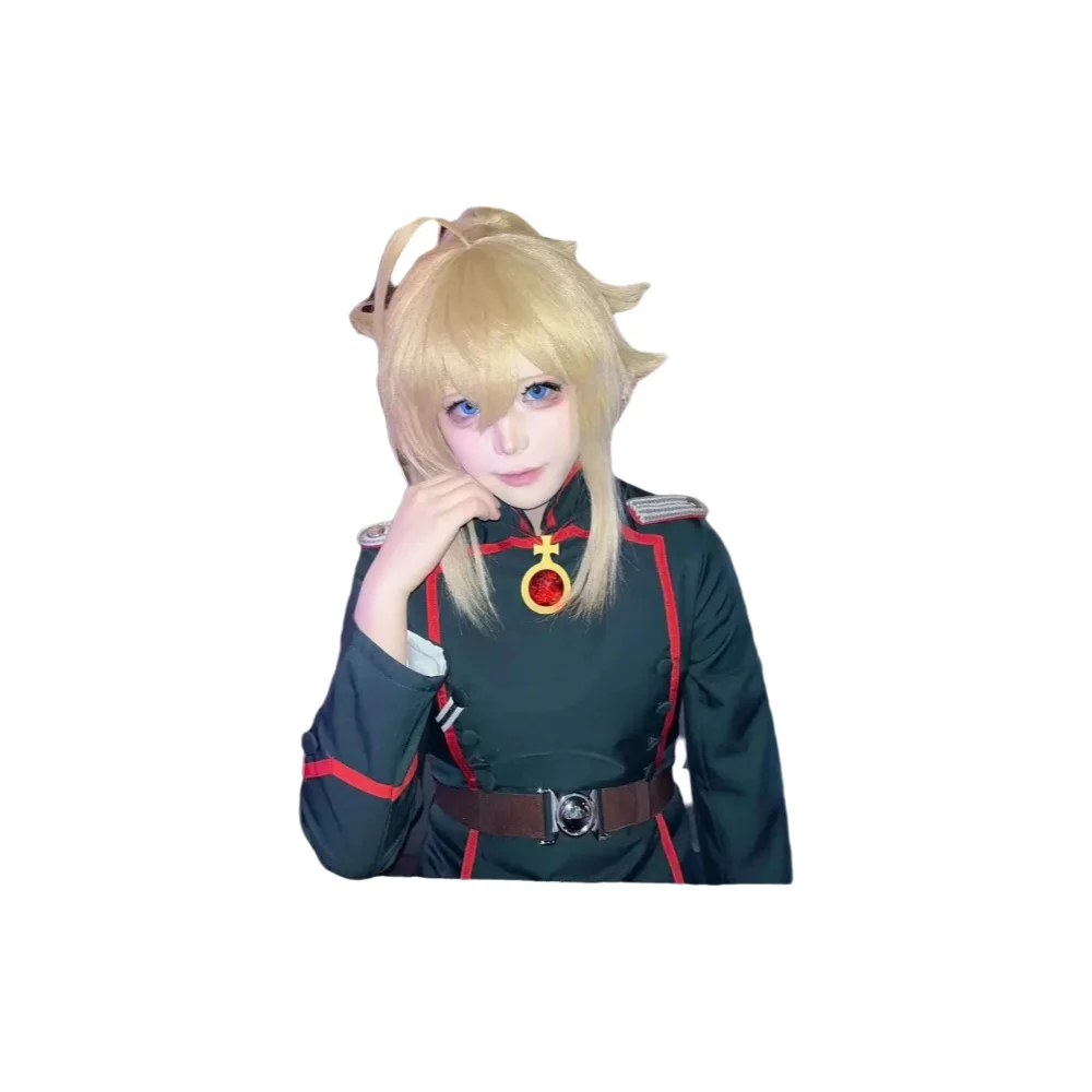 Tanya Degurechaff Cosplay Set Het verhaal van Tanya het kwaadaardige anime-uniform - afbeelding 2