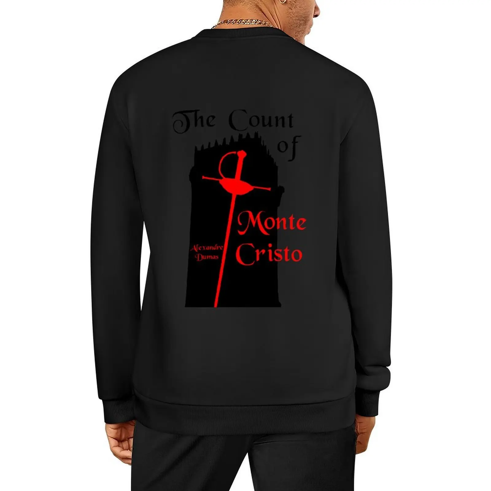 

The Count of Monte Cristo Alexandre Dumas (black art) Pullover blouse men clothes sweatshirt men