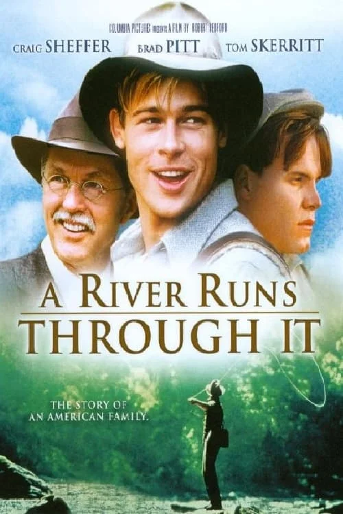Film Een rivier stroomt erdoor Poster Canvas Schilderij Wanddecoratie Huisdecoratie