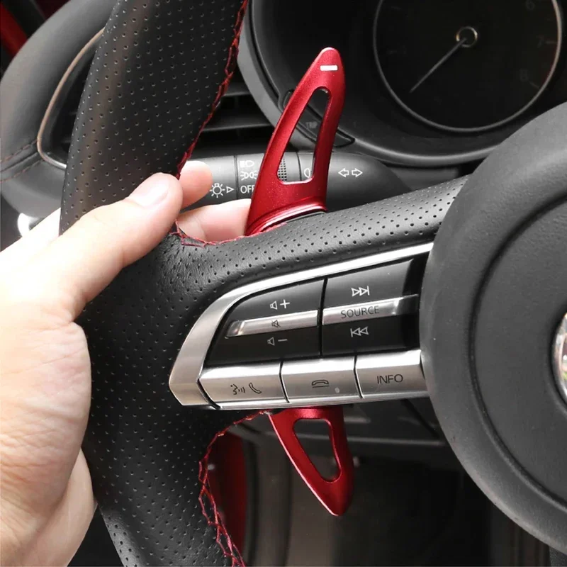 

Aluminum Car Steering Wheel Shift Paddles Extension for Mazda 3 BP Axela CX-30 DM Accessories 2020 2021 2022 2023