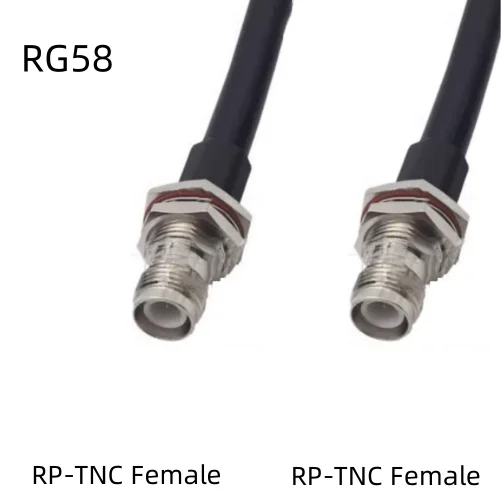 

Кабель RG58 RP TNC «Мама» к коннектору RP TNC «мама», удлинитель Wi-Fi, коаксиальный джампер, кабель