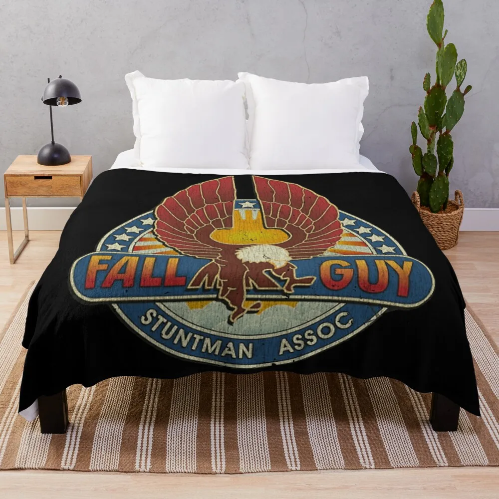 

Fall Guy Stuntman Association Vintage Throw Blanket Sleeping Bag Comforter Baby Thin Blankets