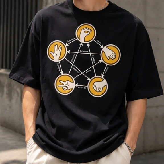 Rock Paper Scissors Lizard Spock  Womens T-Shirt Funny Big Bang Sheldon Cotton Unisex Tee Y2k Harajuku