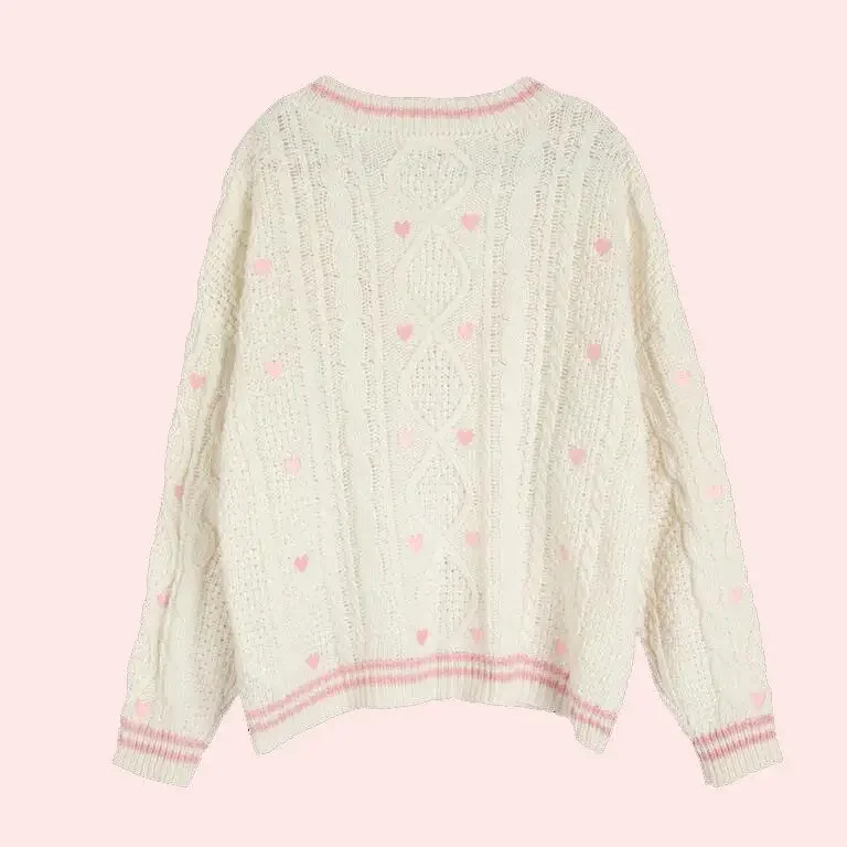 

Valentine Gift Pink Knitted Y2K Casual Fans-made Un official Taylor's 2025 Lover Cardigan
