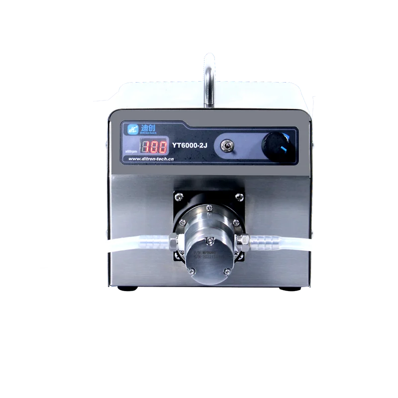 Chinesischer Lieferant YT6000-2J + CL15 Wein-Joghurt-Transfer-Peristaltikpumpe Zahnradpumpe 6300 ml