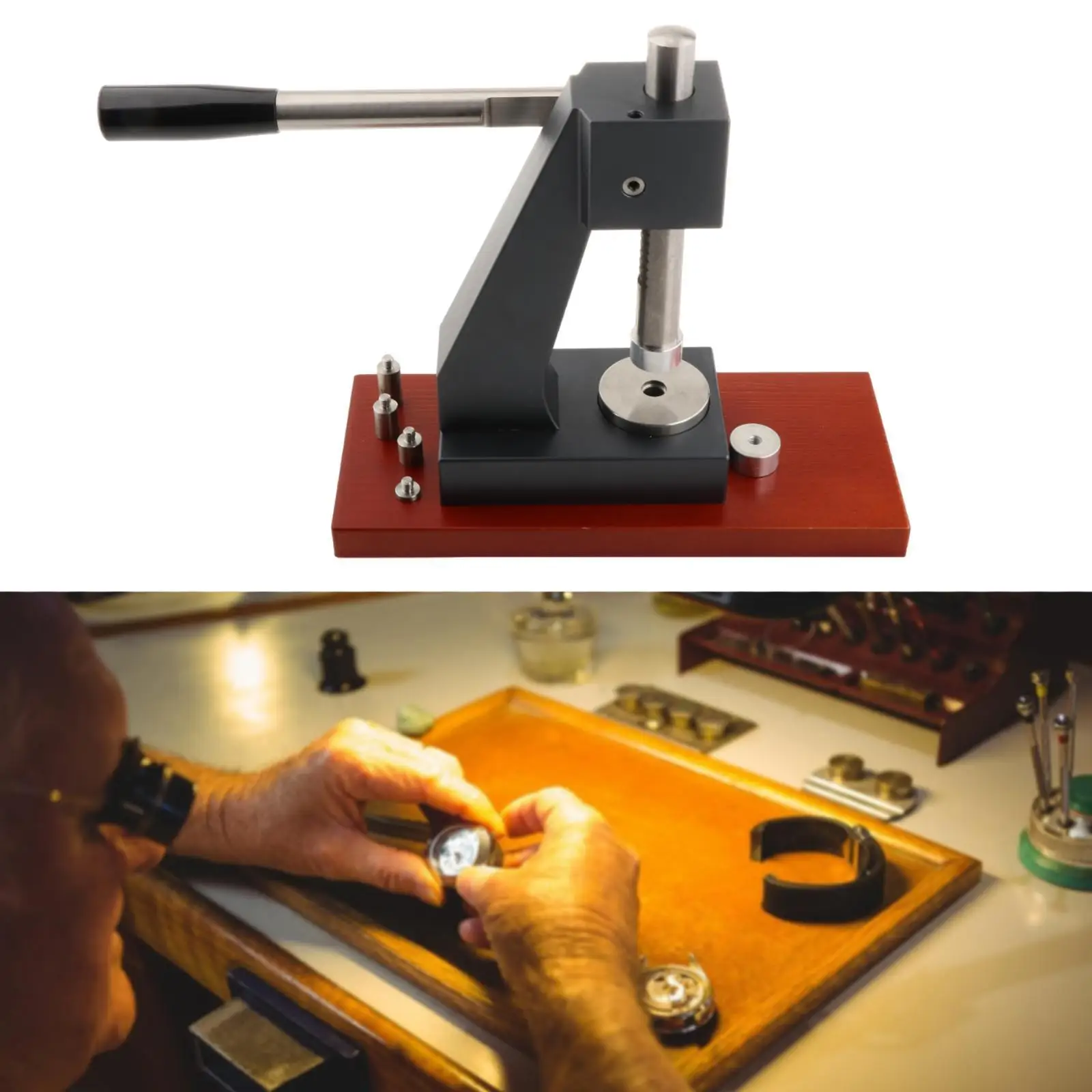 

Watch Press Tool, Watch Case Press Tool Beginners Watchmakers Men for Closing