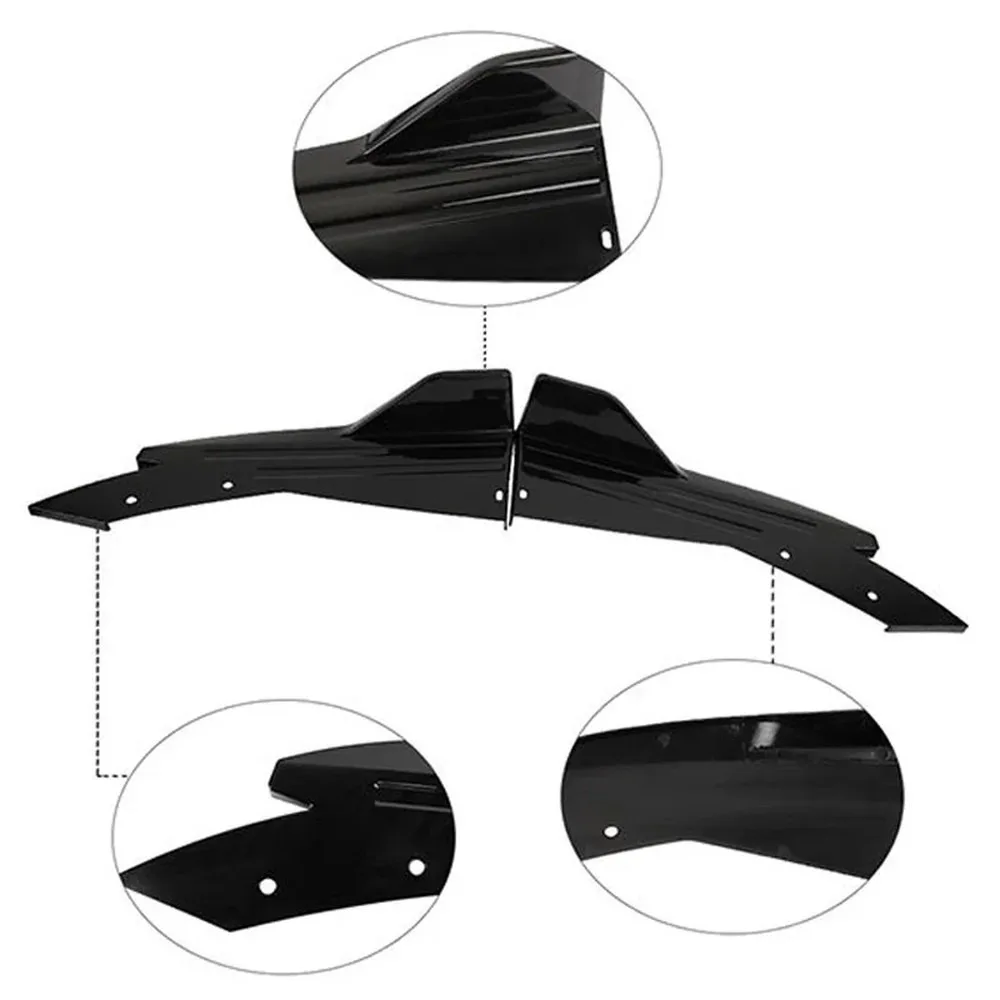 GM Rear Bumper Corner Lip Spoiler, Collision Avoidance Rear Lip, Universal Car Modification Bumper Trim, Rear Bumper Guard